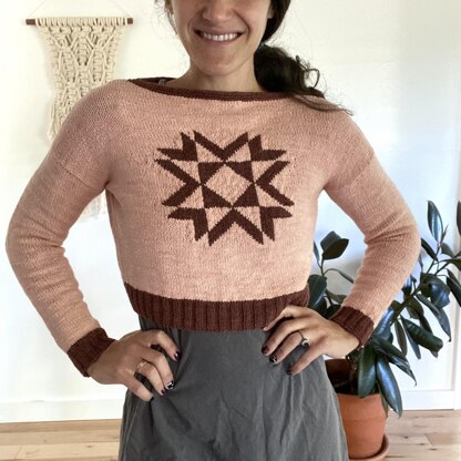 Star Quilt Pullover