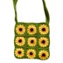 Sunflower Granny Square Tote Bag