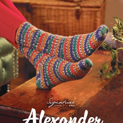 Alexander Socks in West Yorkshire Spinners - WYS1000282 - Downloadable PDF