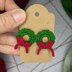 Christmas Wreath Earrings