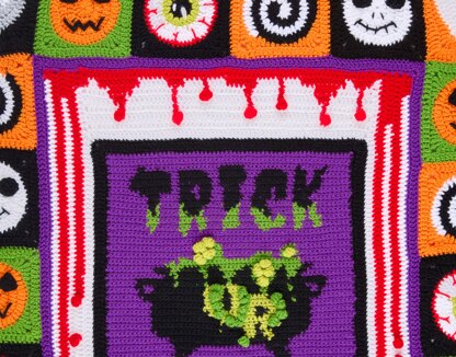 Sirdar Halloween Crochet Along Blanket