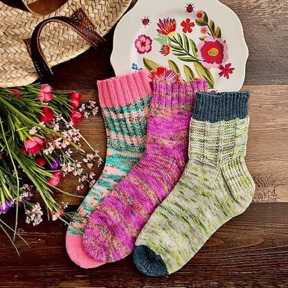 FlowerPot Sock Set