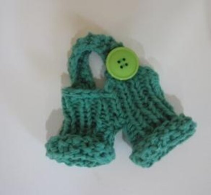 Mini Knitkinz Green Pants