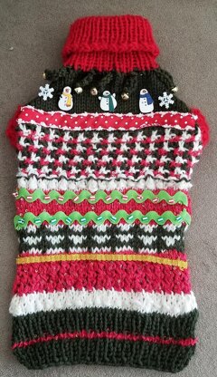 Lena's Ugly Christmas Sweater for Miniature Dachshunds