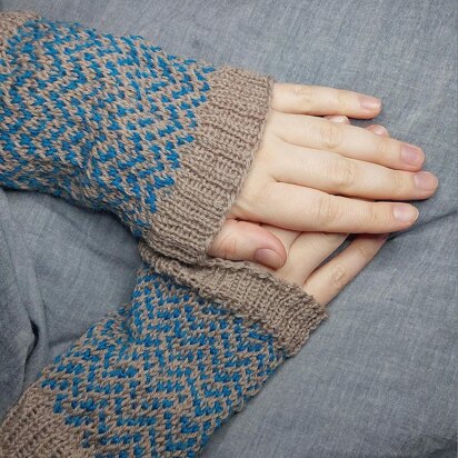 Ankle / wrist warmers Zigzag