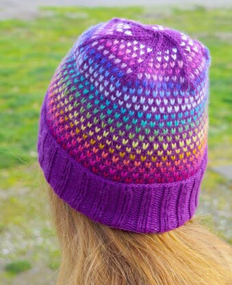 Rainbow Stitch Hat