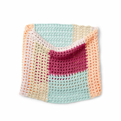 Colour Block Crochet Cowl in Caron x Pantone - Downloadable PDF