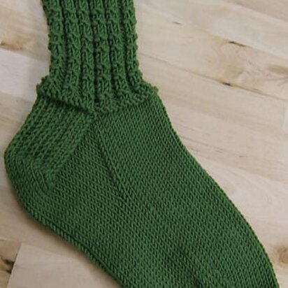 Ridges Socks - knitting pattern