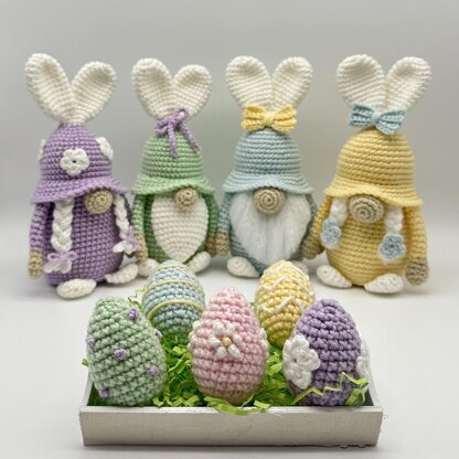 Spring Easter Bunny Gnome