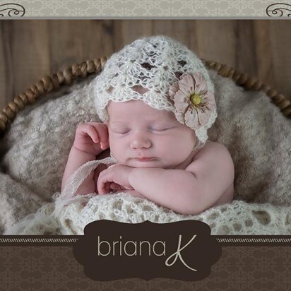 Newborn Mohair Bonnet