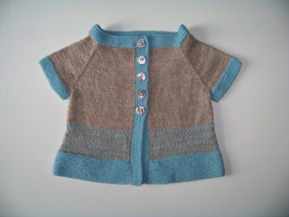 Baby short sleeve cardigan