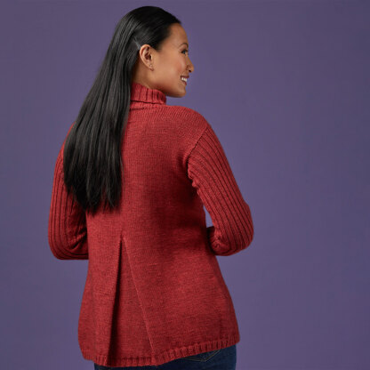 1247 Danakil -  Sweater Knitting Pattern for Women in Valley Yarns Westfield by Valley Yarns