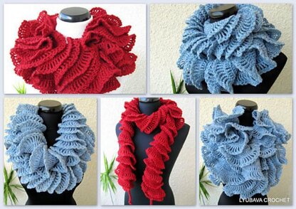 Double Ruffle Scarf Tutorial