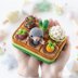 5-in-1 vegetable patch crochet pattern amigurumi by AradiyaToys mini kingdom mushroom gnome crochet tutorial DIY PDF file bunny garden girl by AradiyaToys (Olka Novytska)