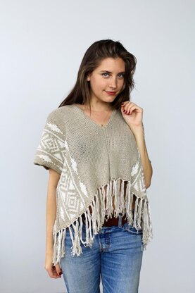 Laurel Cropped Ponchette