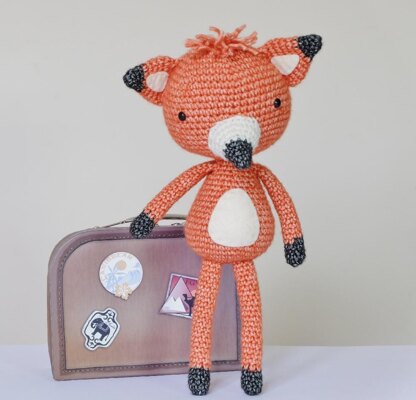 Crochet Fox and Wolf pattern 2 in 1