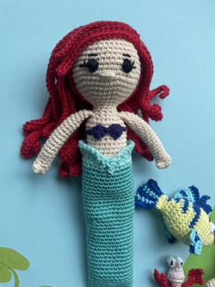 Mermaid amigurumi doll