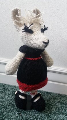 Llama with Peruvian Dress and Shoes