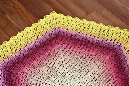 Wildflower Hexagon Blanket