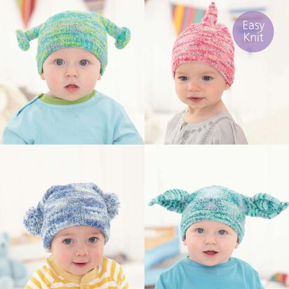 Hats in Sirdar Snuggly Jolly - 4723 - Downloadable PDF