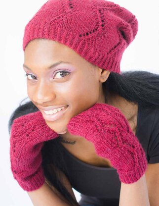 Illilouette Hat & Mitts  in Juniper Moon Farm Herriot - Downloadable PDF