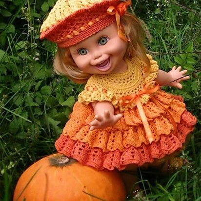 Pumpkin for Baby Face doll
