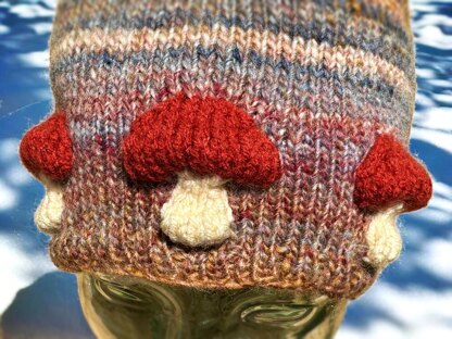 Mushroom Beanie Winter Hat