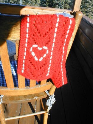 Running Hearts Scarf