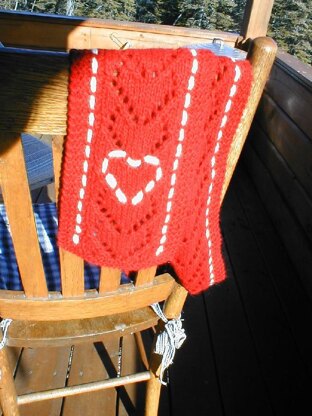 Running Hearts Scarf