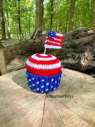 Cupcakes for US Independence Day