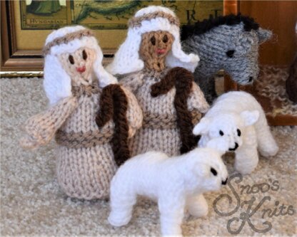 Christmas Nativity Stable Scene Knitting Pattern Snoo's Knits