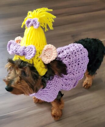 Troll Dog Dress and Hat