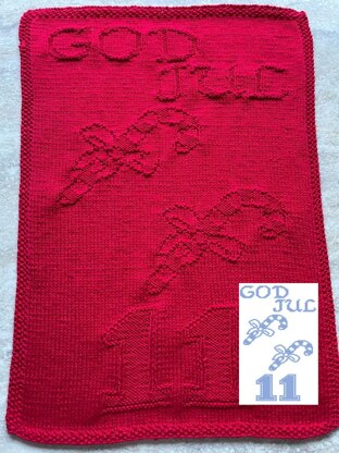 Nr. 412 Christmas Cane God Jul