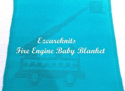 Fire Engine Baby Blanket