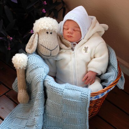 Baby Sheep Toy Blanket