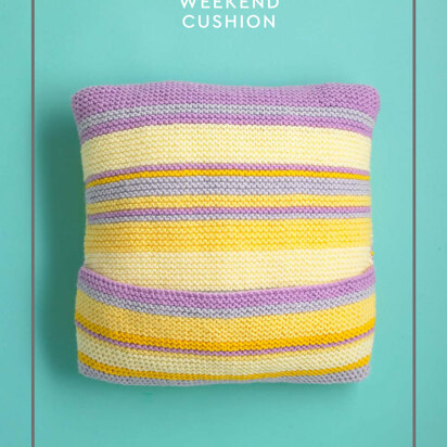 Paintbox Yarns Weekend Cushion PDF (Free)