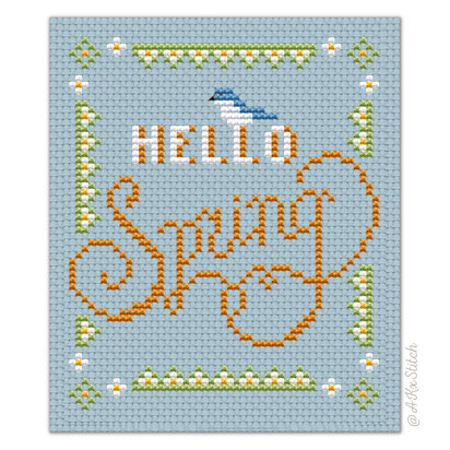 Birdhouse Sampler 05 Cross Stitch PDF Pattern