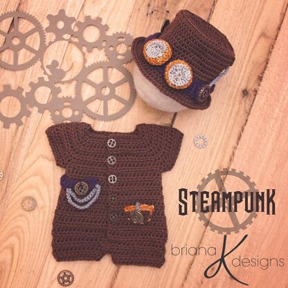 Steampunk Newborn Outfit
