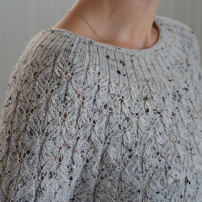 Tweedy Lace Sweater