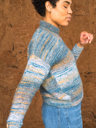 Rika Jumper in Berroco Topaz - Downloadable PDF