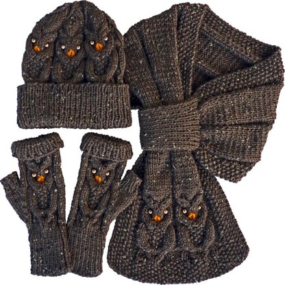 OWL Gloves, Hat & Scarf