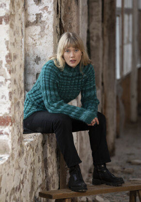 Lara Sweater in Viking of Norway Nordlys and Kid Silk - UK-2205-3 - Downloadable PDF