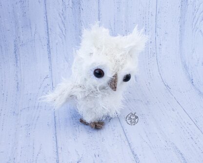 Owl Snowy knitted flat