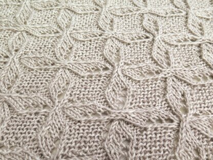 Mariele's Cable Lace Blanket