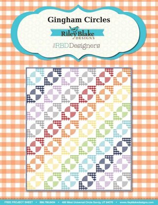 Riley Blake Gingham Circles - Downloadable PDF