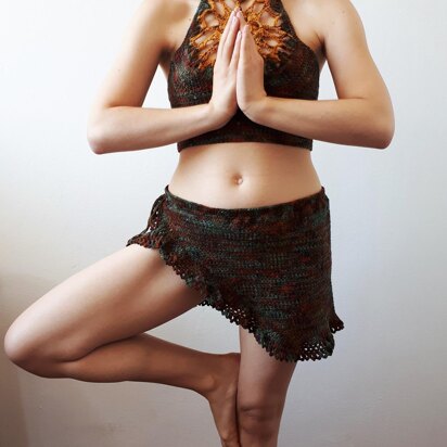 Morning yoga skirt