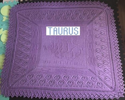 Nr. 14 Zodiac Taurus Baby blanket