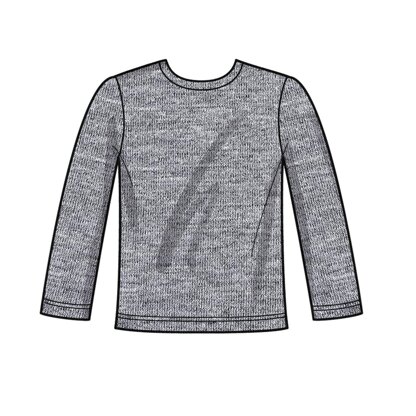 New Look Children's Knit Top, Jacket, Vest and Cargo Pants 6746 - Paper Pattern, Size 3-4-5-6-7-8