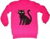Childrens & Adults Black Cat Jumper