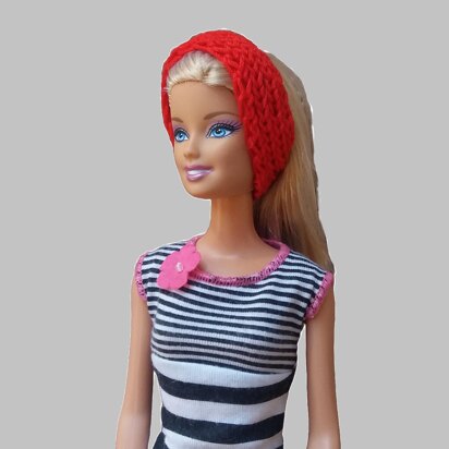 Pretty Red Headbands for Doll